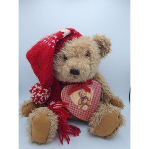 Zondervan Plush Bar  LOVE BEARS ALL THINGS Vintage 1996 11" w/Scripture Book